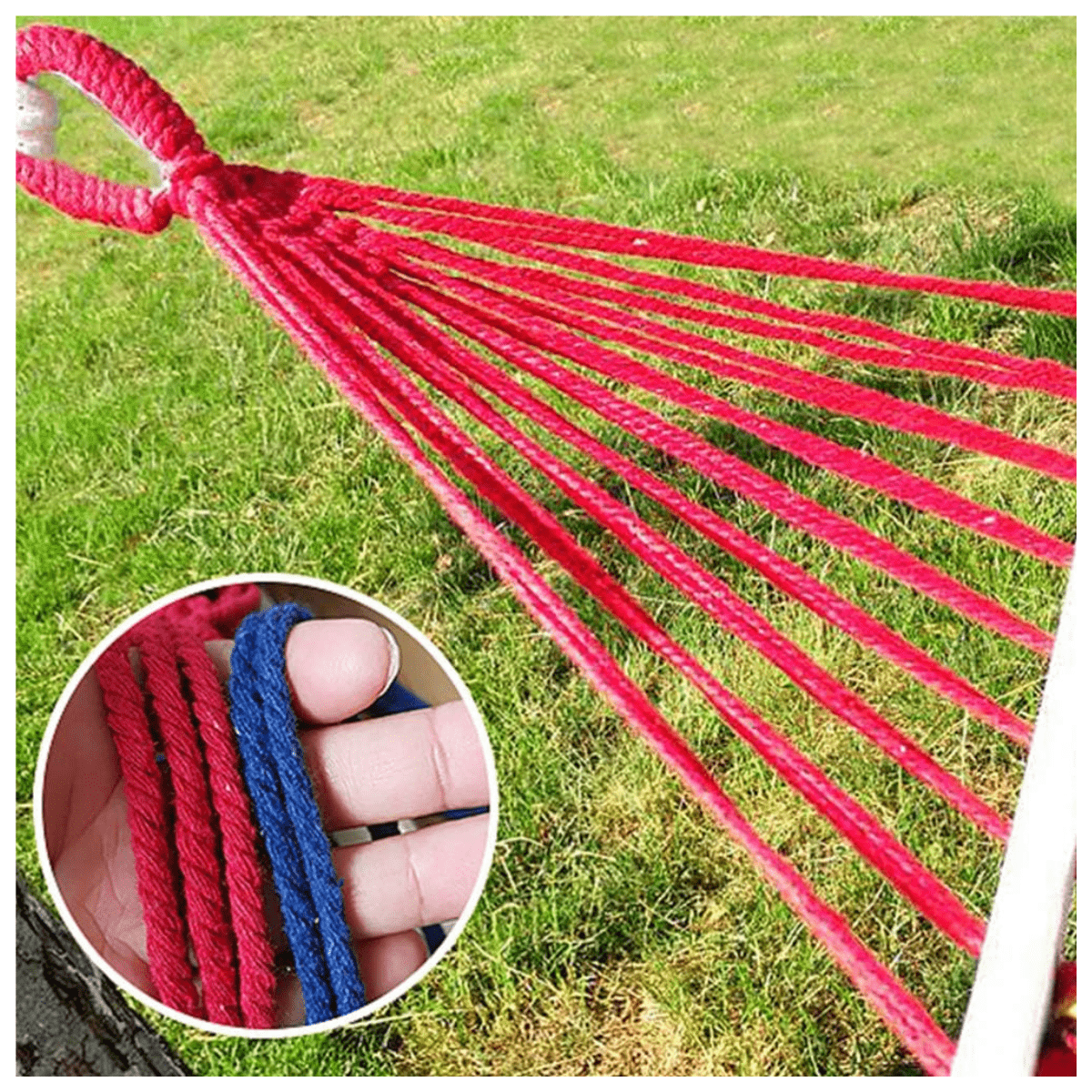 Hamaca Arcoiris de Algodon, 2 Plazas