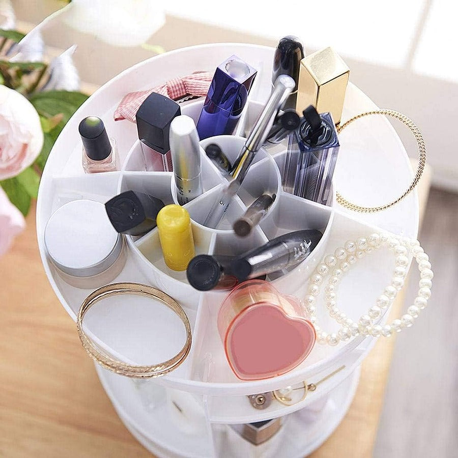 Organizador de maquillaje 360